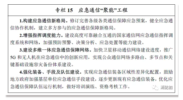 工信部:全面提升应急通信保障水平,推广信息技术在消防监测预警上的创新应用 · 原站资料